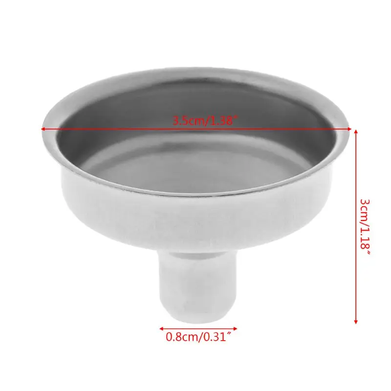 Маленькая воронка из нержавеющей стали, фляга, воронки, портативные капающие масло, инструменты с легкой очисткой