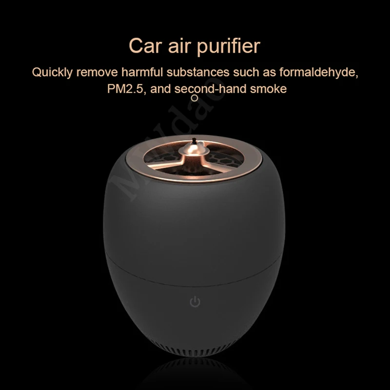 

MWdao car air purifier vehicle air ionizer cleaner Humidifier fresh negative ozone ion ozonizer odor usb eliminator for car