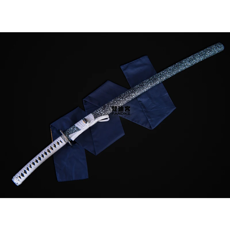 Full Tang Sharp Japanese Samurai Katana Manganese Steel Chinese Sword Exquisite dragon pattern and warrior pattern in Daotan