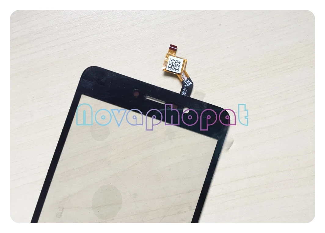 Novaphopat 5 дюймов черный/сенсорный экран в золотом цвете для Wiko lenny 4 plus сенсорный