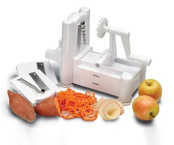 

Handy vegetable spiralizer fruit slicer DIY Kitchen tools 304 Stainless Steel Blades manual peelerl Vegetable Slicer