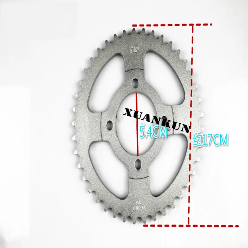 XUANKUN цепь мотоцикла 70 JH70 рукав цепи размер звездочки шестерни маховик цепь колеса