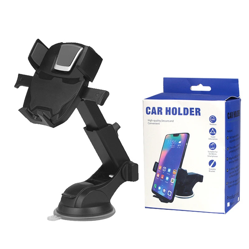 

LinXiang Rotate 360 Degrees Folding Telescopic Support Smartphone Stand Car Phone Holder For iPhone Samsung Xiaomi