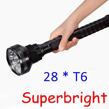 

Outdoor exploration 36000 LMPowerful led 28 t6 flashlight superbright lantern Portable Lighting for discovery Patrol hunting