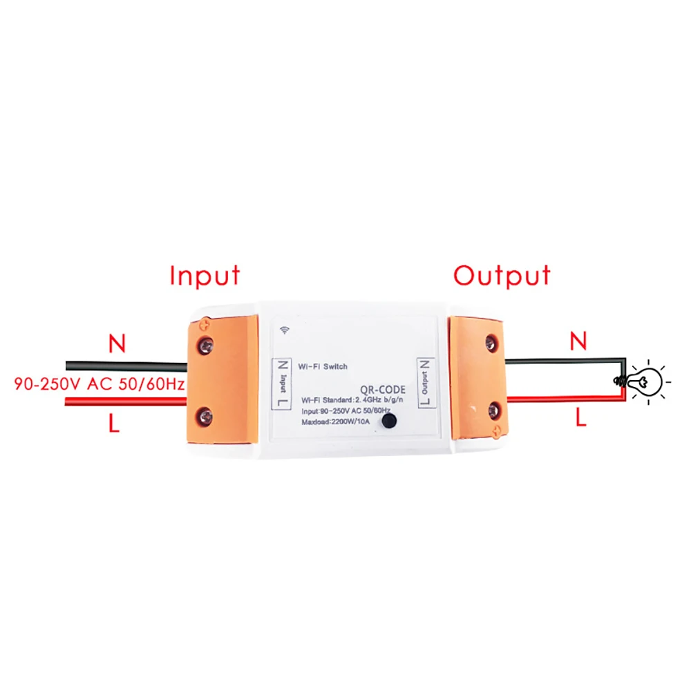 

Smart home automation WIFI smart switch mobile phone remote switch lighting timing 2.4G light control switch 10A