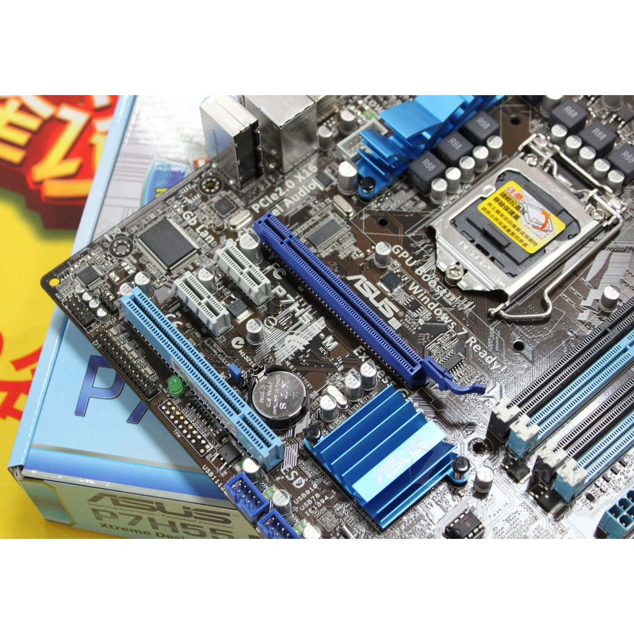 Разъем LGA 1156 для Intel H55 ASUS P7H55-M оригинальная материнская плата разъем uATX HDMI VGA 4 DDR3 16GB настольная материнская плата P7H55M