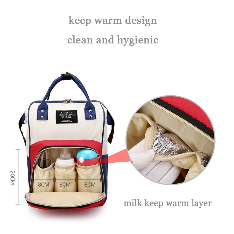 Mother backpack Mummy Maternity Nappy Bag Large Capacity Nappy Bag Travel Backpack Nursing Bag for Baby Care Women's Bag