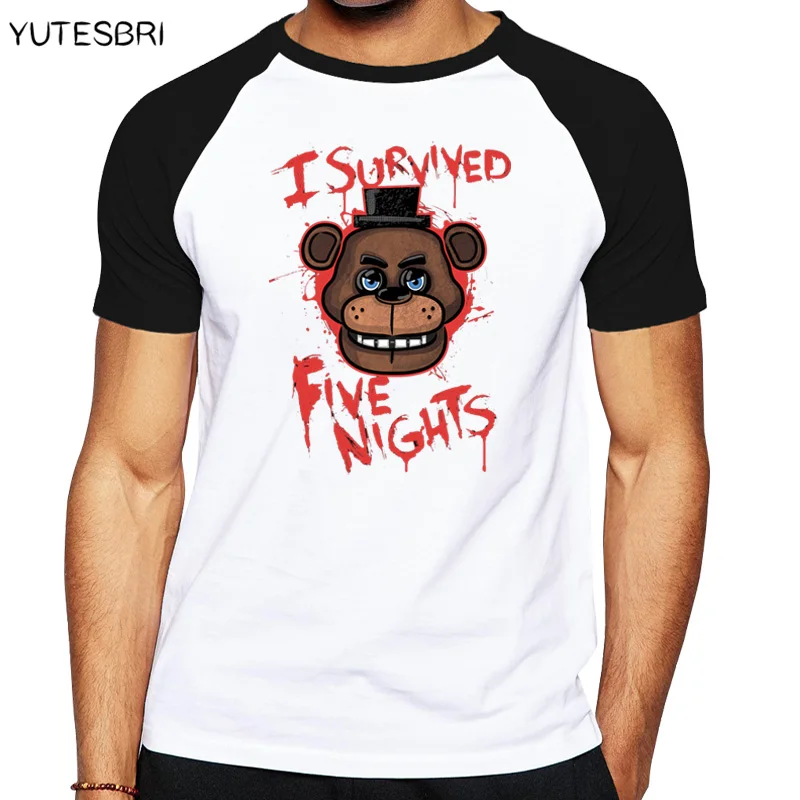 Популярные футболки с героями мультфильмов хлопковые повседневные Freddy Fazbear's