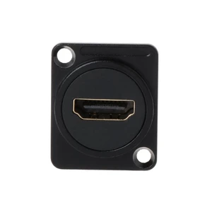 Image 4 - جديد HDMI D نوع RJ45 مقبس شبكة التوصيل الشاسيه لوحة جبل موصل الصوت المعادن HD كابل Cat5e Cat6