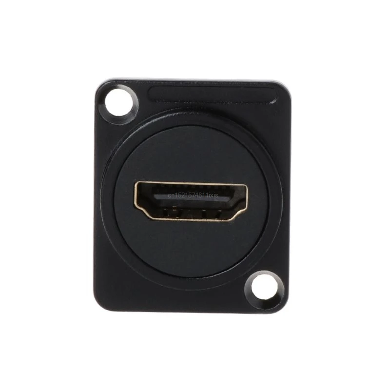  Nuovo HDMI D-tipo di RJ45 Presa di Rete Plug Telaio Montaggio A Pannello Audio Connettore In Metall