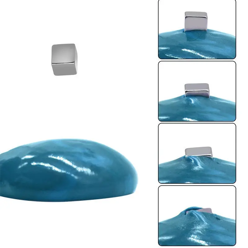 

New Creative Hand Putty Slime Play Dough Magnetic Rubber Mud Plasticine Kid Toys Blue