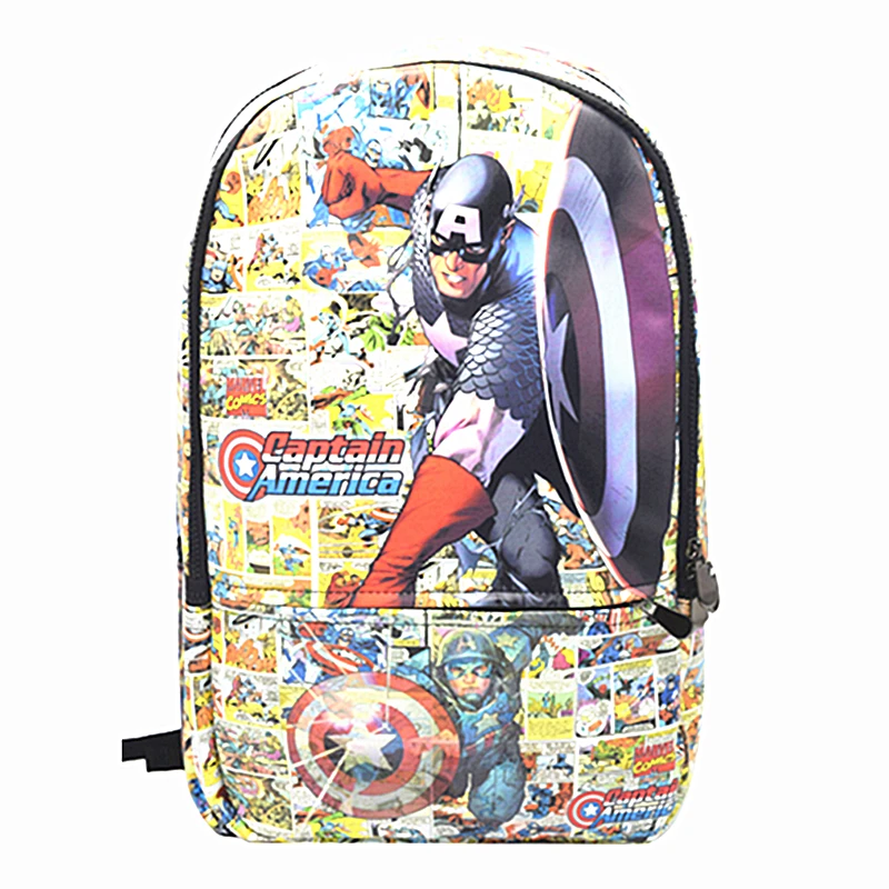 

Captain America Iron Man Deadpool Backpack Spider Man Star Wars High-Capacity Relaxation Bag Men and Women Small Backpack