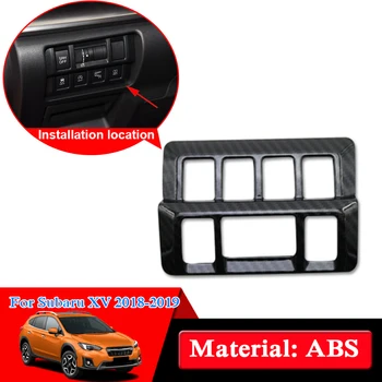 

Car Styling ABS For Subaru XV 2018-2019 Central Left Control Panel Cover Sequins Internal Frames Decorations Car Stickers