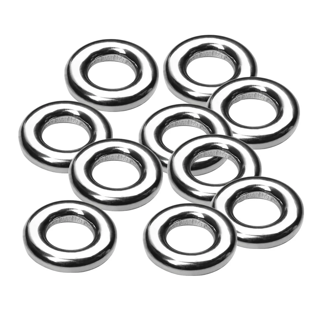 10pcs 15mm Stainless Steel Closed Jump Rings Split Rings For Jewelry Making Necklace Bracelet DIY Craft Accessories