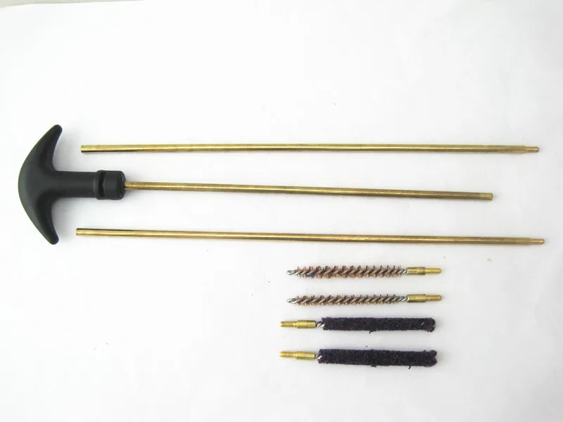 9(3PU) Cleaning Kit Gun Brush (.22&.30caliber rod ends aluminium) free