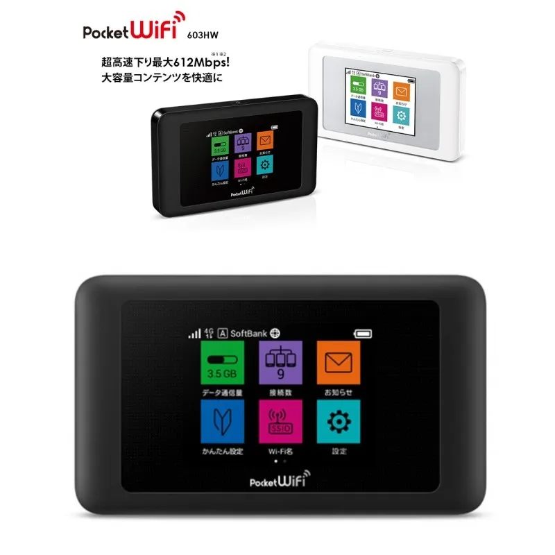 Huawei 603HW 612 Мбит/с Мобильный Wi Fi точка доступа устройство с поддержкой LTE Cat11|phone
