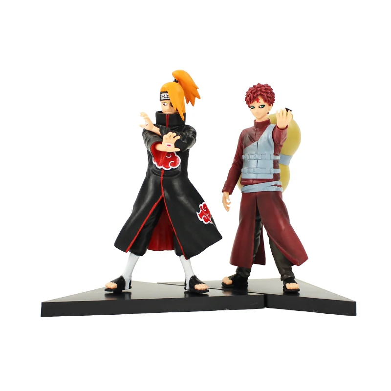 2pcs/lot Anime Naruto Shippuden Gaara Deidara Action Figure Toys PVC Dolls for Chidren Gift 2pcs/lot Anime Naruto Shippuden Gaara Deidara Action Figure Toys PVC Dolls for Chidren Gift