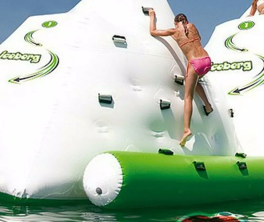 

Water rock climbing inflatable toy water park playing in summer size 6*6*5 M water iceberg