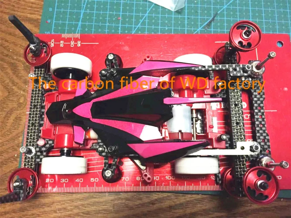 RFDTYGR RC MINI 4WD 1 5 мм углеродное волокно широкая Передняя пластина пользовательские