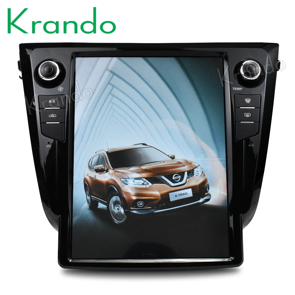

Krando Android 8.1 12.1" Vertical screen for Nissan X-TRAIL Qashqai 2013-2017 car headunit radio navigation multimedia system