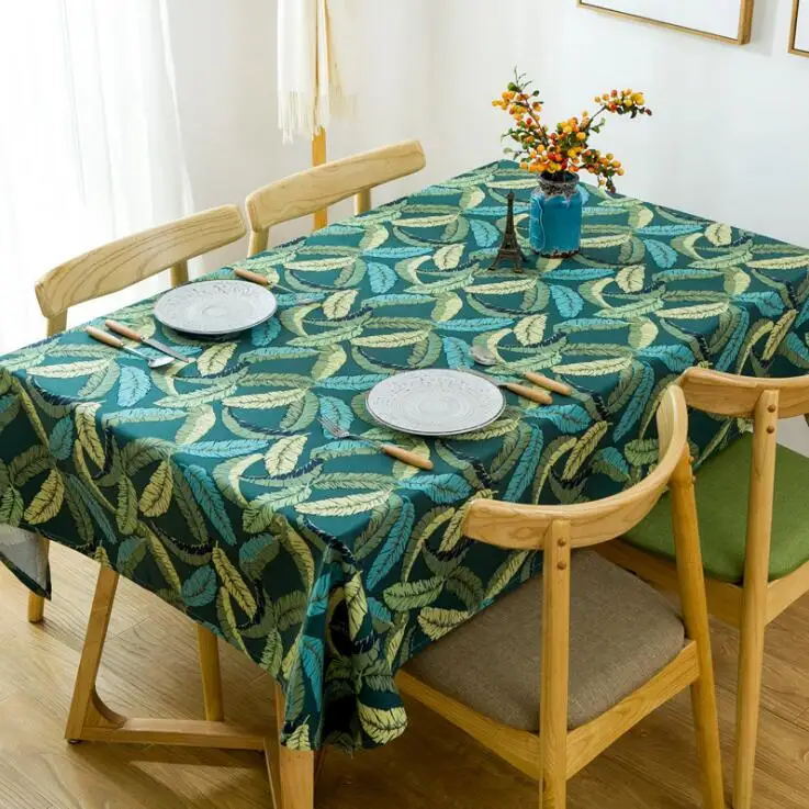Buy Pastrol Green feature printed Table cloth Rural Square Tablecloths
