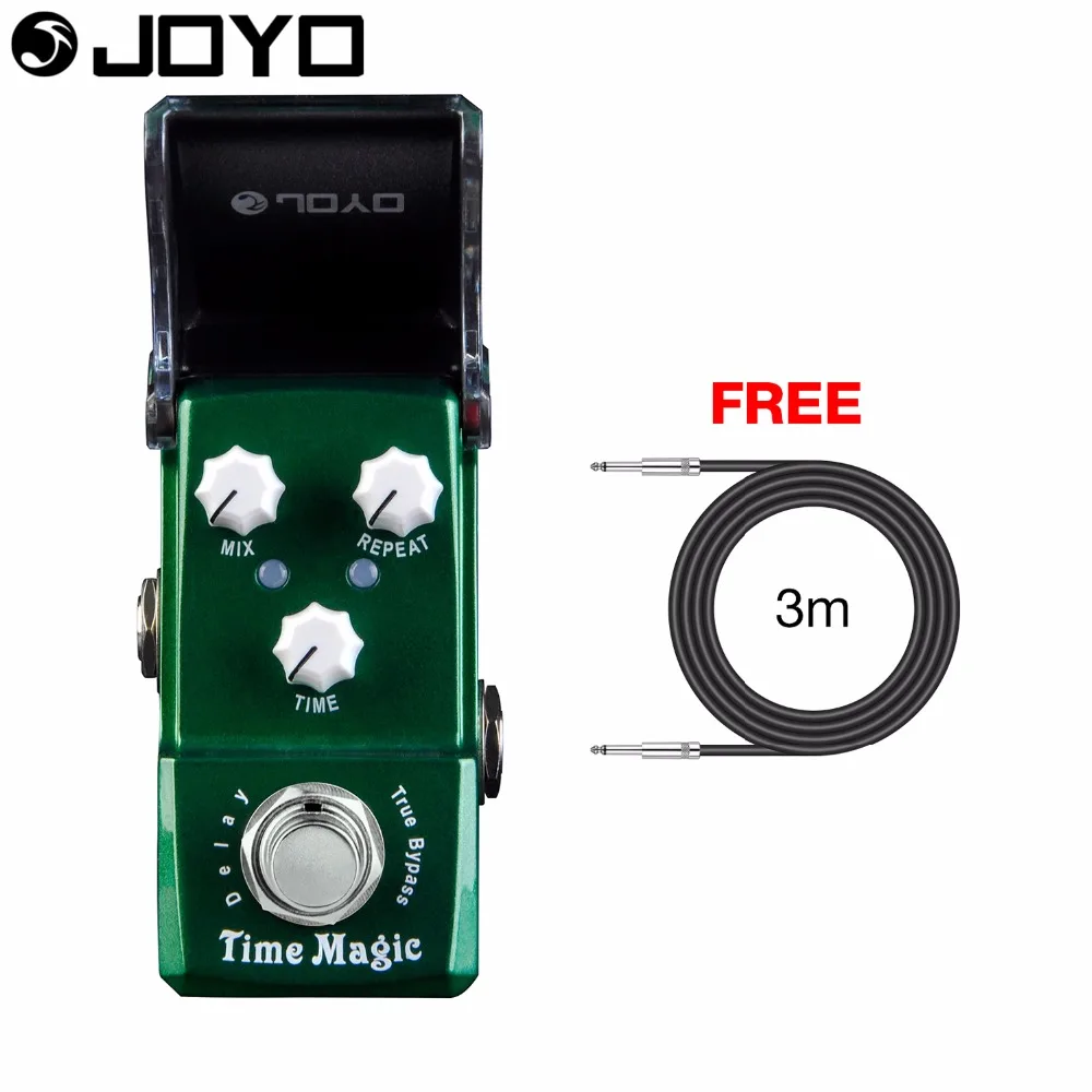 Joyo Time Magic Delay Electric Guitar Effect Pedal True Bypass JF-304 with Free 3m Cable Joyo Time Magic Delay Electric Guitar Effect Pedal True Bypass JF-304 with Free 3m Cable