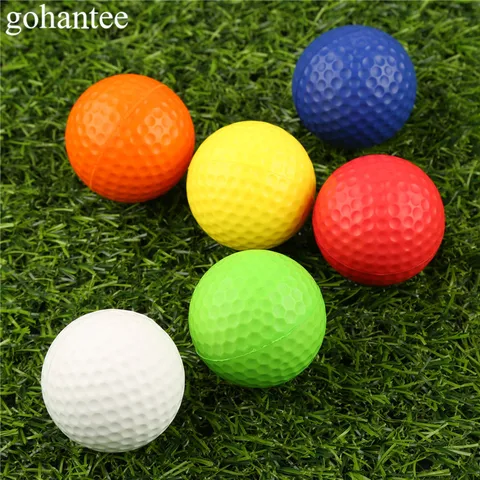 Bolas de Prática de Golfe de Luz para o Treinamento ao ar Bolas de Golfe de Espuma de Plutônio Bolas de Golfe Gohantee Peças Bolsa Livre Indoor Elástico Macio Esponja 20 1