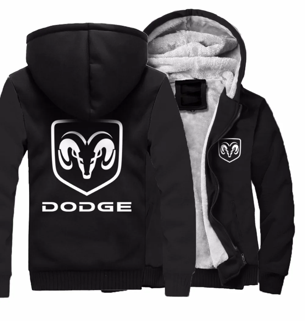 

Winter Plus Size Hoodies man Dodge sweatshirt Cotton Large Size L XL 2XL 3XL 4XL 5XL Thicken coat men zipper jackets