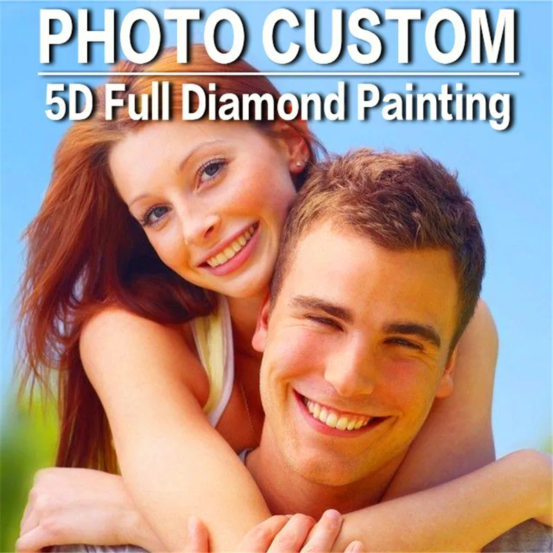 

Diy Diamond Paintings Photo Custom , Custom Diamond Embroidery Family Portraits Memento Diamond Cross Stitch wedding Home Decor