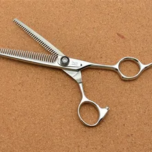 338#6,0 ''бренд Jason Высший сорт Парикмахерские ножницы JP 440C профессиональные филировочные ножницы с двойными зубами ножницы для человеческих волос