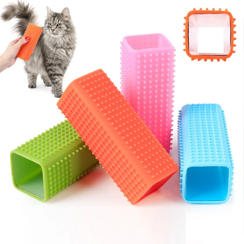 Plastic Cat Hair Removal Rollers For Cat Dog Efficient Massage Grooming