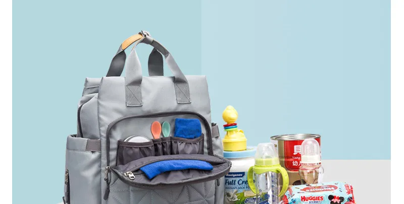 Fashion Mummy Maternity Diaper Bag Large Nursing Bag Travel Backpack Designer Stroller Baby Bag Baby Care Nappy Backpack_08