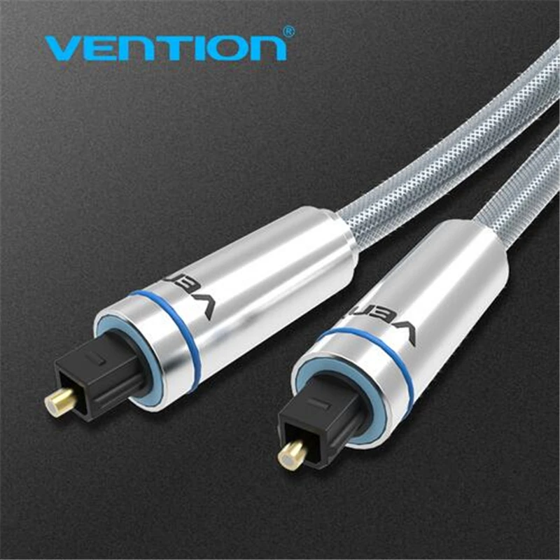 Vention Цифровой оптический аудио кабель toslink с позолотой 1 м 2 3 SPDIF коаксиальный для