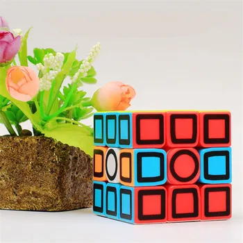 

3x3x3 Hollow Pattern Non-Sticker Waterproof Magic Cube Speed Smooth Twist Puzzle Cube For Children Education Training Toys Gifts