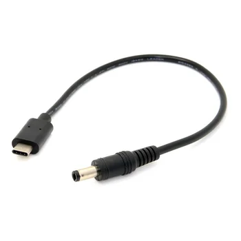 

20cm USB 3.1 Type C USB-C to DC 5.5 2.5mm Power Plug Extension Charge Cable for Apple New Laptop