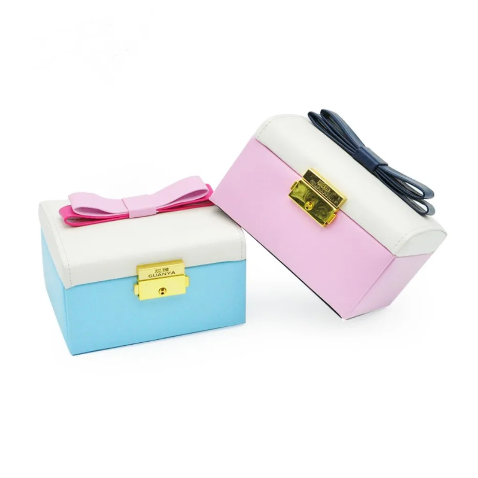 2015 creative jewelry storage Pu leather Stud Earrings collection book travel portable jewelry display creative jewelry storage Jewelry Packaging