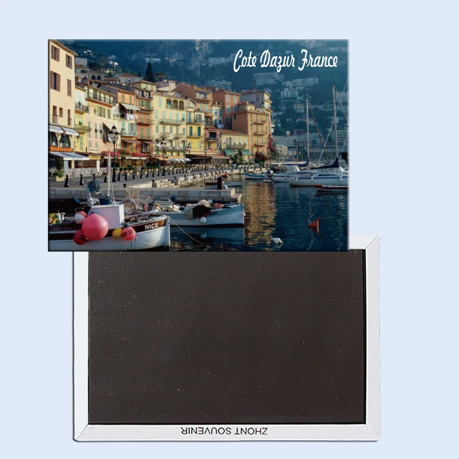 

Villefranche Sur Mer, Cote DAzur, France Magnetic Refrigerator Affixed With Tourist Souvenirs home accessories 24831