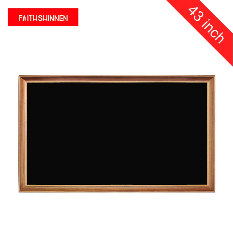 

43inch wooden frame advertising display digital signage player museum type