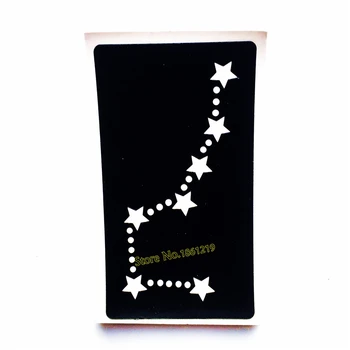 

Galaxy Star Chian Fake Henna Waterproof Tattoo Stencils For Body Art Fake Flash Tattoo Template Paste For Airbrush painting