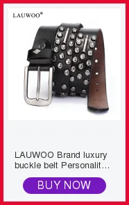 LAUWOO брендовый дизайнерский Мужской винтажный ремень в стиле панк ретро с перекрестными заклепками ремень для джинсов Готический мужской ремень из натуральной кожи
