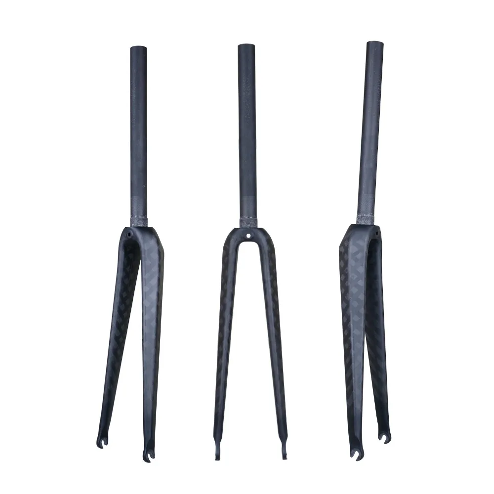 

OEM Full Carbon Tapered road bicycle carbon fork 700c for fork UD weave 700c Fixed gear bike carbon fork FO002 fork