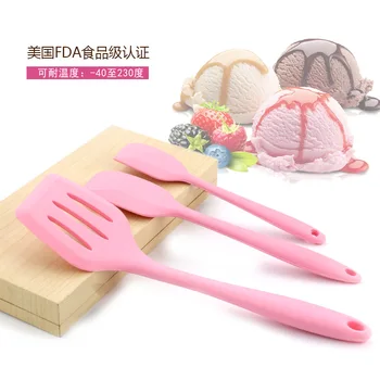 

6 pcs For Non-Stick Pot set Silicone Kitchen Accessries Slotted Soup Meal Slotted Shovel