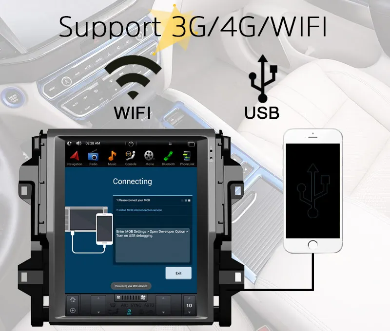 Cheap Android 7.1 Tesla style Car No DVD Player GPS Navigation For MITSUBISHI PAJERO V97 V93 Shogun Montero 2006+headunit multimedia 22