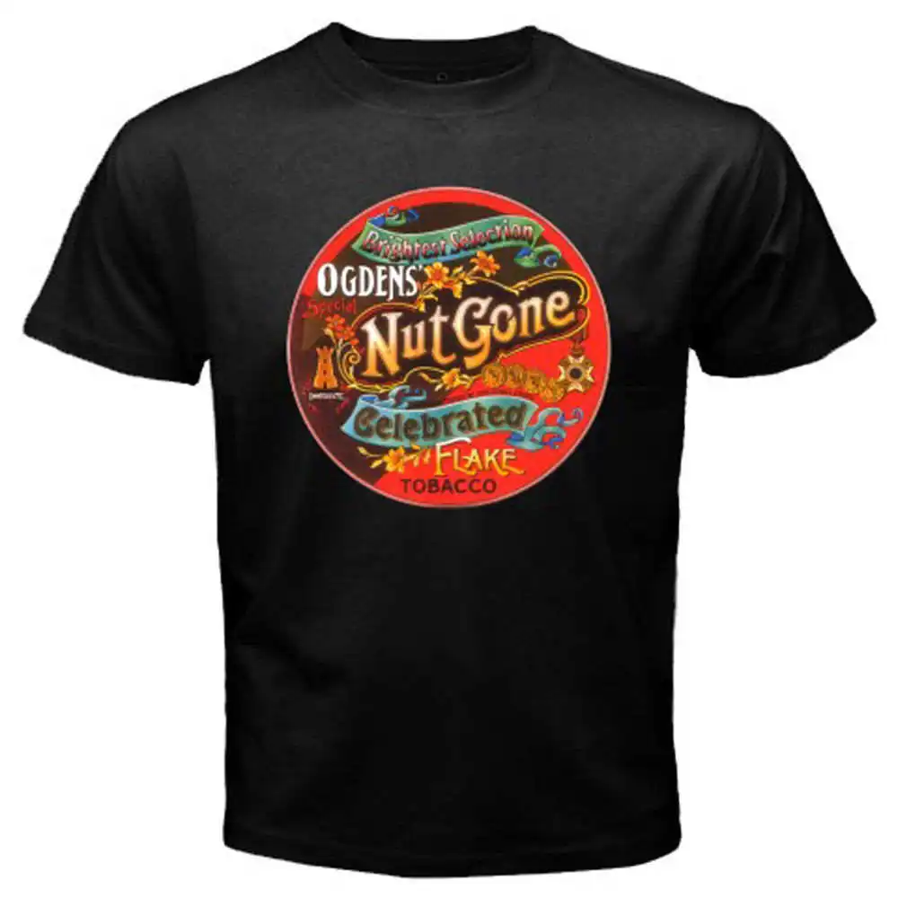 Новые маленькие лица Ogden's Gone Nut Flake Мужская черная футболка Размер S-3XL | одежда