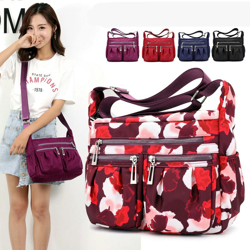 Модные сумки через плечо для женщин Nnylon Crossbody сумка повседневное Набор для матери Bolsas Femininas
