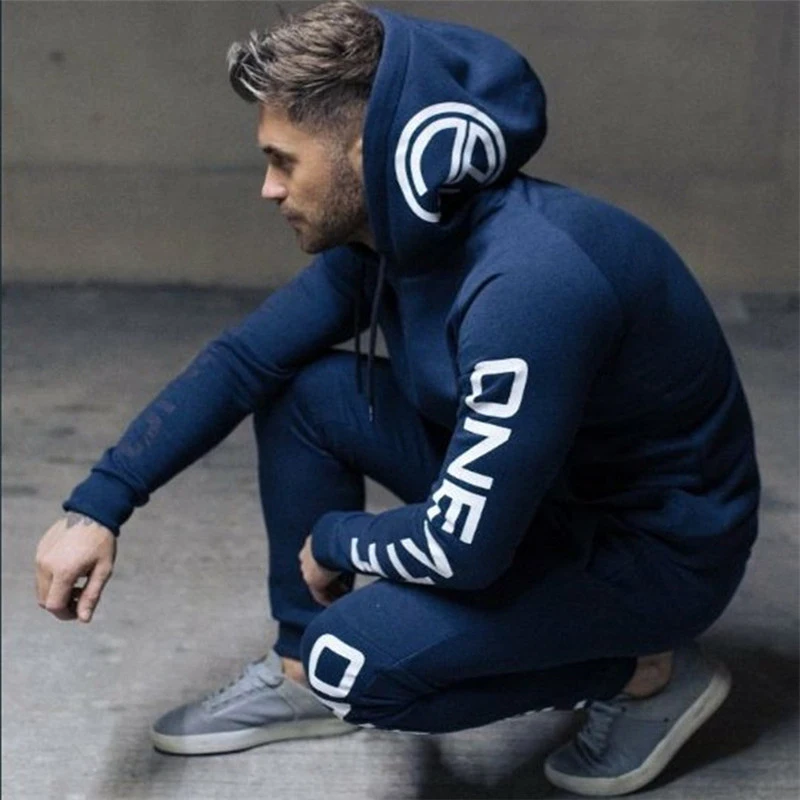 Male Tracksuit Sporting Sweat Suits-20