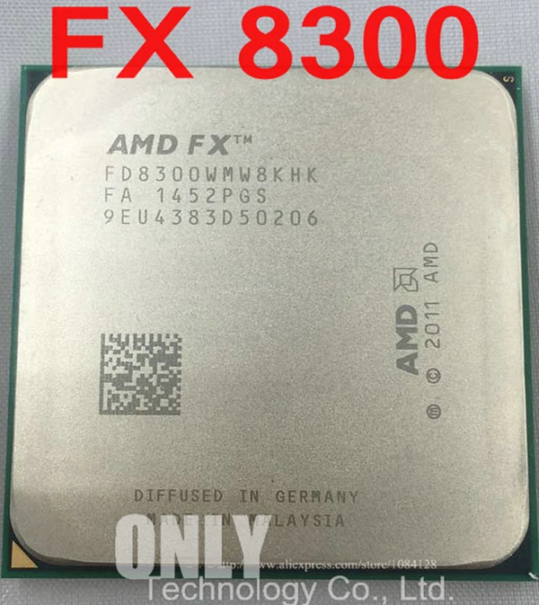 Процессор AMD FX 8300 Восьмиядерный процессор 3,3G/8 M/95 W разъем AM3+ процессор Массовая посылка FX-8300