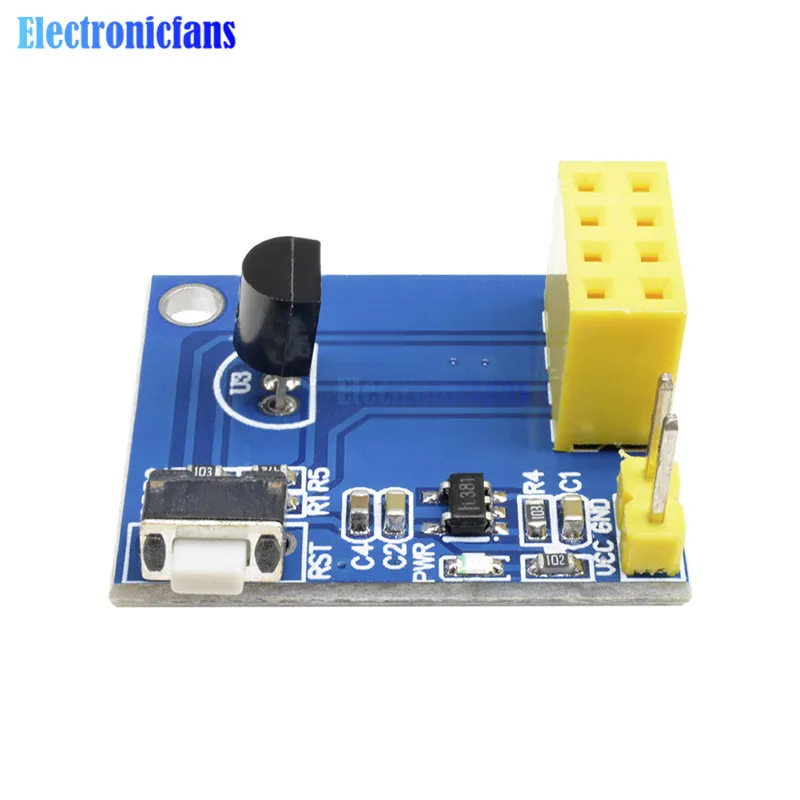 

ESP8266 ESP-01 ESP-01S DS18B20 Temperature Humidity Sensor Module esp 8266 Wifi NodeMCU Smart Home IOT DIY Kit