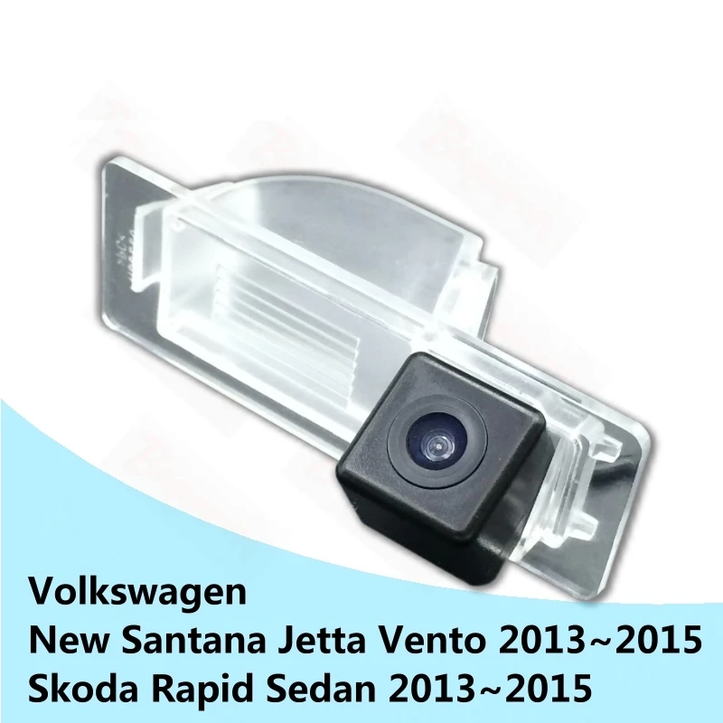 Для Volkswagen New Santana Jetta Vento Skoda Rapid Sedan 13 ~ 15 дюймов Ночное Видение автомобиль задний вид