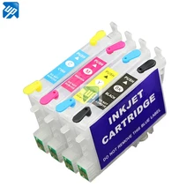 10 комплектов многоразового картриджа для epson D68/D88/DX3800/DX3850/DX4800/DX4850 принтер T0611 T0612 t0613 t0614